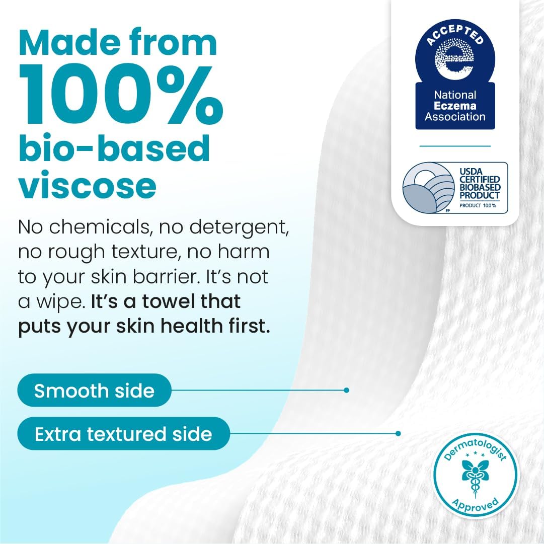 Clean Skin Club Blemish Control Clean Towels XL, 50 Count - view 6